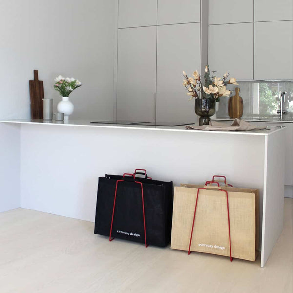 HELSINKI holder and extra wide jute bag
