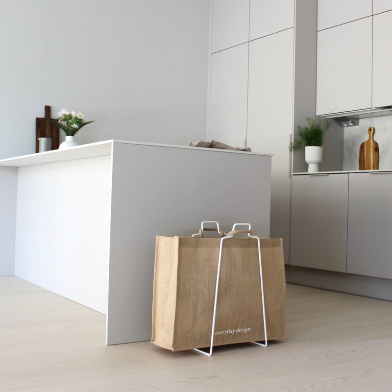 HELSINKI holder and extra wide jute bag