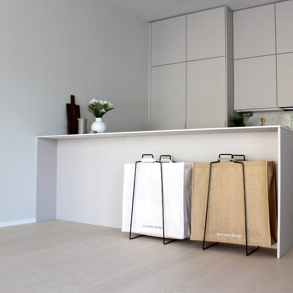 TURKU XL holder and extra wide jute bag