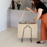 HELSINKI holder and extra wide jute bag
