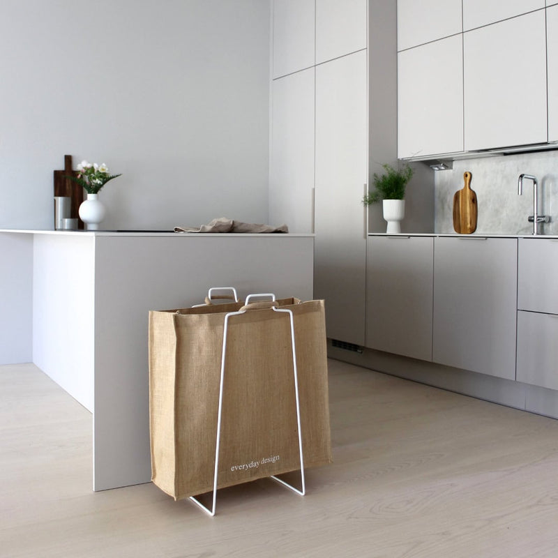 TURKU XL holder and extra wide jute bag