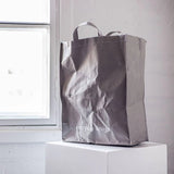 HELSINKI holder silver and washable paper bag