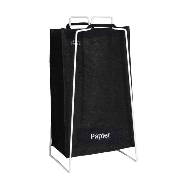 TURKU XL holder and a jute bag with recycling text