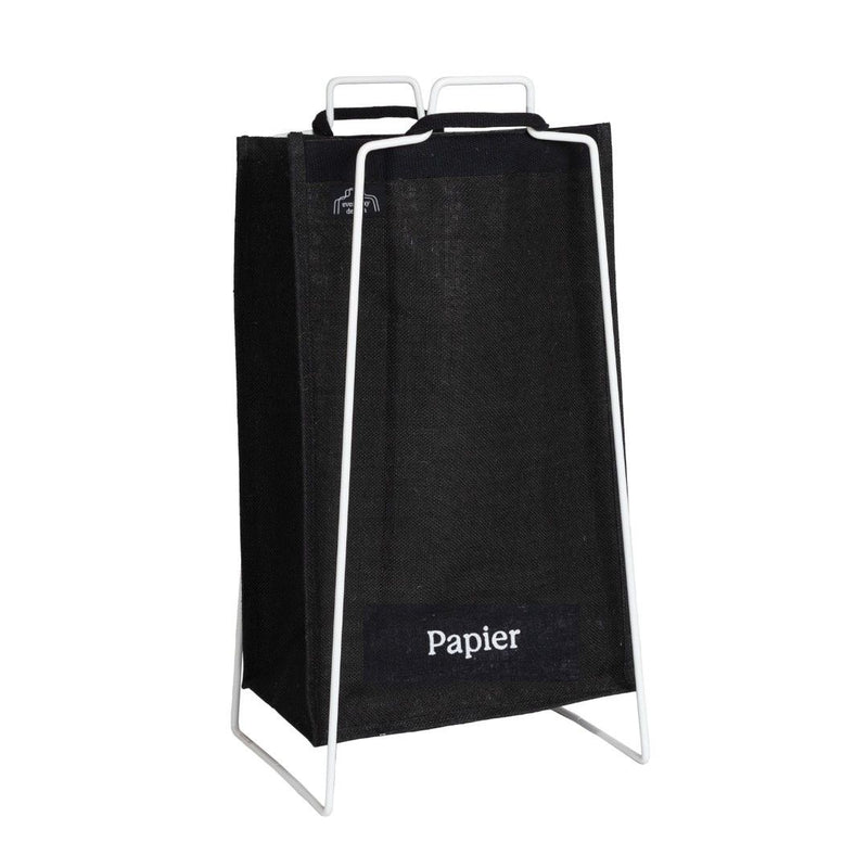 TURKU XL holder and a jute bag with recycling text
