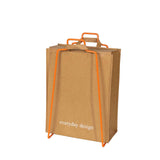 HELSINKI  holder orange and washable paper bag