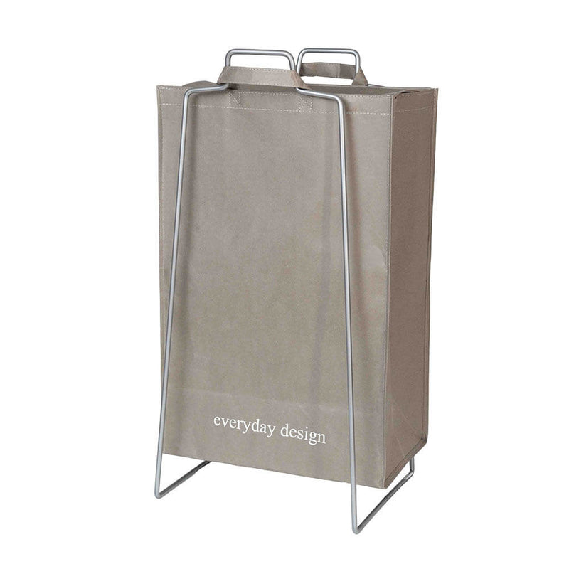 TURKU XL holder silver and washable paper bag