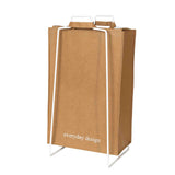 TURKU XL holder white and washable paper bag