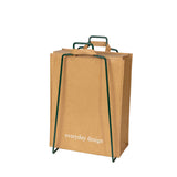 HELSINKI holder moss green and washable paper bag