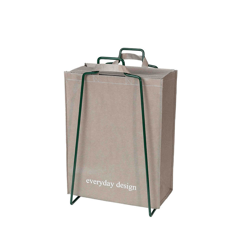 HELSINKI holder moss green and washable paper bag