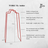 TURKU XL recycling holder red