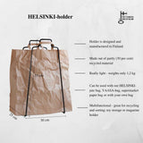 HELSINKI paper bag holder black