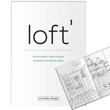 LOFT interior design colouring book