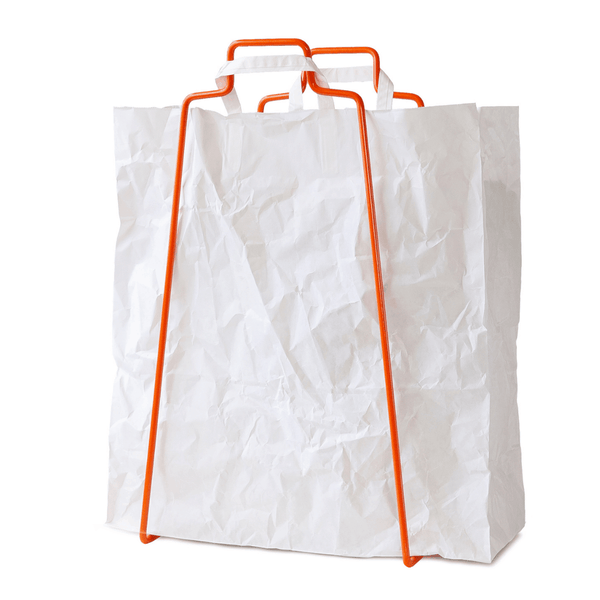 HELSINKI paper bag holder orange