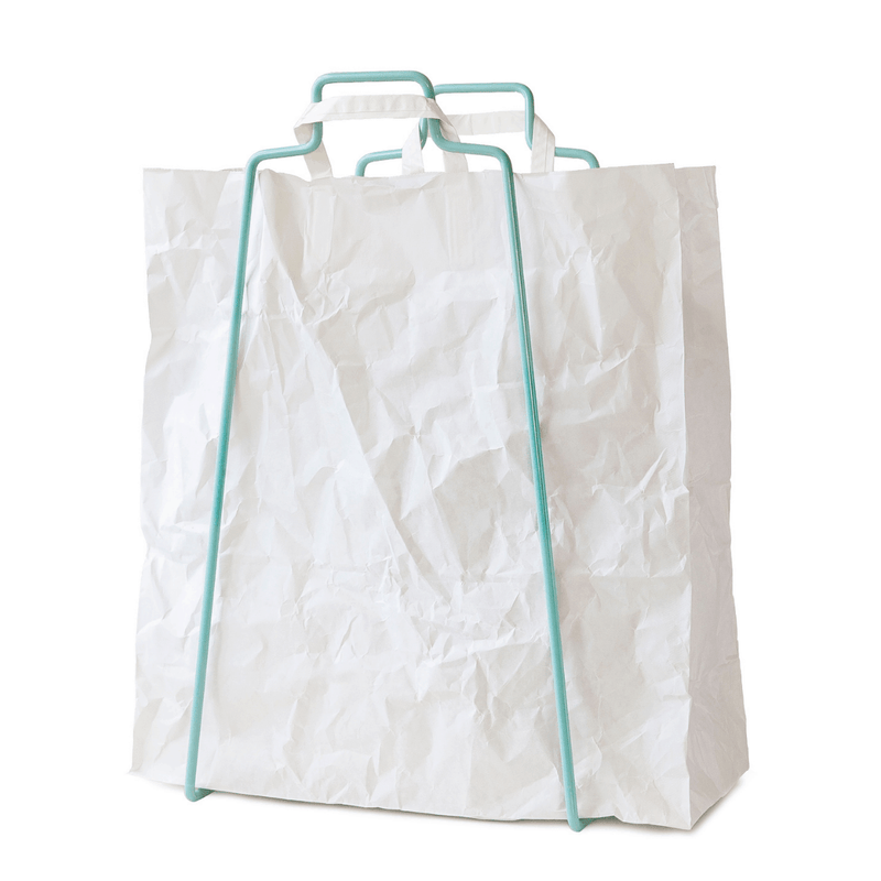 HELSINKI paper bag holder turqouise