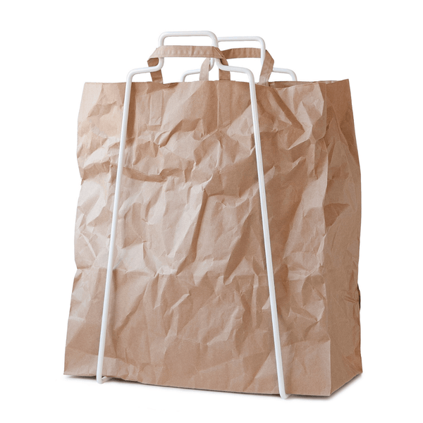 HELSINKI paper bag holder white
