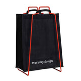 HELSINKI paper bag holder red + HELSINKI jute bag