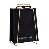 HELSINKI paper bag holder beige and jutebag