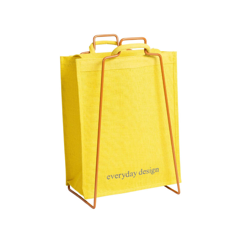 HELSINKI paper bag holder caramel and jutebag