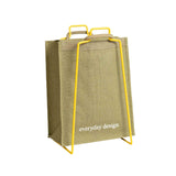 HELSINKI holder yellow and jute bag
