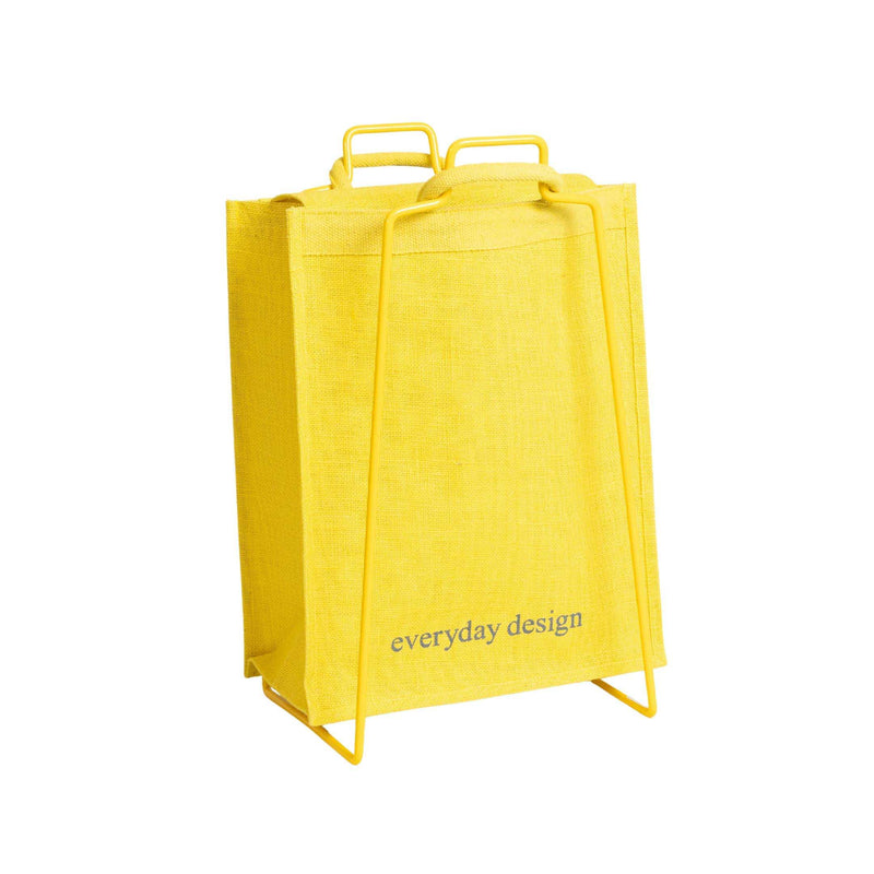 HELSINKI holder yellow and jute bag