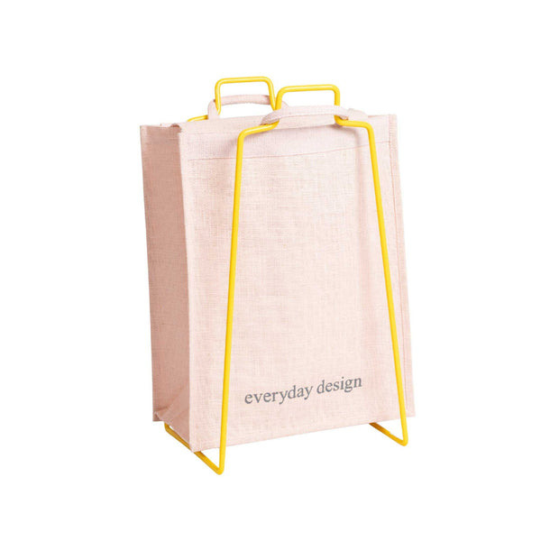 HELSINKI holder yellow and jute bag