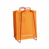 HELSINKI paper bag holder ruby red + HELSINKI jute bag